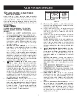 Preview for 4 page of Troy-Bilt TB45E Operator'S Manual