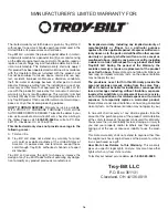 Preview for 16 page of Troy-Bilt TB45E Operator'S Manual