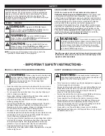 Preview for 2 page of Troy-Bilt TB4620C Operator'S Manual