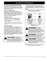 Preview for 9 page of Troy-Bilt TB4620CC Operator'S Manual