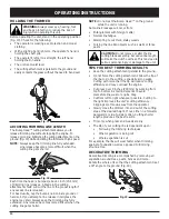 Preview for 12 page of Troy-Bilt TB475SS Operator'S Manual