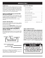 Preview for 2 page of Troy-Bilt TB5018CC, TB5020CC Operator'S Manual