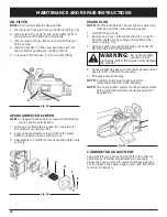 Preview for 18 page of Troy-Bilt TB5018CC, TB5020CC Operator'S Manual