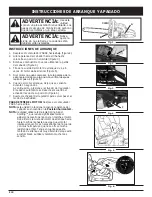 Preview for 32 page of Troy-Bilt TB5018CC, TB5020CC Operator'S Manual