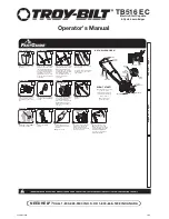 Troy-Bilt TB516 Operation Manual предпросмотр