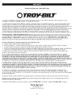 Preview for 37 page of Troy-Bilt TB51BP Operator'S Manual