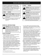 Preview for 3 page of Troy-Bilt TB55B Operator'S Manual