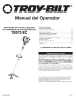 Preview for 21 page of Troy-Bilt TB575 EC Operator'S Manual