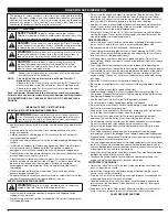 Preview for 2 page of Troy-Bilt TB6040 XP Operator'S Manual