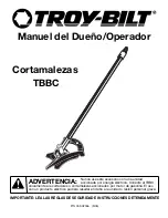 Предварительный просмотр 33 страницы Troy-Bilt TBBC Operator'S Manual