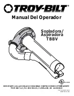 Предварительный просмотр 25 страницы Troy-Bilt TBBV Operator'S Manual