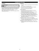 Preview for 16 page of Troy-Bilt TBE304 Operator'S Manual