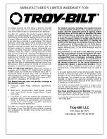 Preview for 13 page of Troy-Bilt TBHS Operator'S Manual