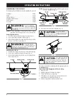 Preview for 8 page of Troy-Bilt TBPS Operator'S Manual