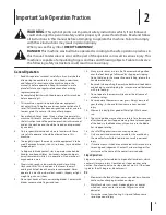 Preview for 3 page of Troy-Bilt TBR16 User Manual