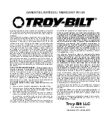 Preview for 24 page of Troy-Bilt TBTB Operator'S Manual