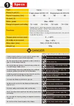 Preview for 2 page of Troy-Bilt TE31 Series User Manual