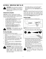 Предварительный просмотр 11 страницы Troy-Bilt Thoroughbred 654J Operator'S Manual