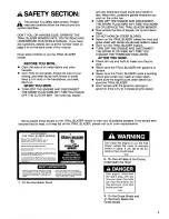 Preview for 4 page of Troy-Bilt Trail Blazer Owner'S/Operator'S Manual