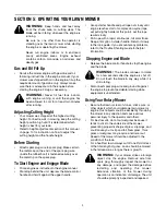 Preview for 9 page of Troy-Bilt TRU CUT 100 Operator'S Manual