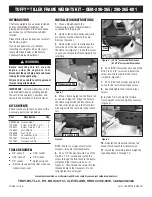 Предварительный просмотр 1 страницы Troy-Bilt TUFFY OEM-290-265 Installation Instructions