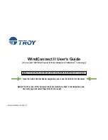 Предварительный просмотр 1 страницы Troy-Bilt WindConnect II User Manual