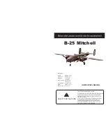 Troy Built Models B-25 Mitchell Instruction Manual preview