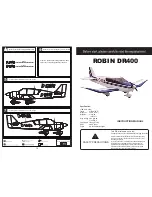 Preview for 1 page of Troy Built Models ROBIN DR400 Instruction Manual