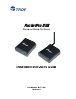 TROY Group PocketPro USB Installation And User Manual preview