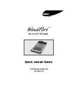 Preview for 1 page of TROY Group WindPort Quick Install Manual