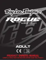 Troy Lee Designs ROGUE Owner'S Manual preview