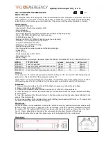 Preview for 1 page of TRQ EYE-3W Manual