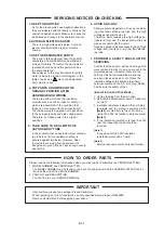 Preview for 2 page of TRT TCR2023 Service Manual