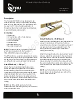 TRU Audio BP-SUB-12 User Manual preview