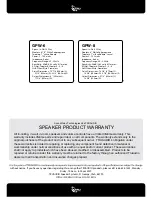 Preview for 4 page of TRU Audio GPW-6 User Manual