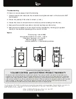 Предварительный просмотр 2 страницы TRU Audio VCK-70v-100AIW User Manual