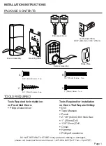 Preview for 3 page of TRU-BOLT M1740024 Manual