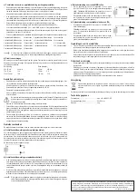 Preview for 8 page of TRU Components 2315349 Operating Instructions Manual