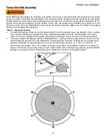 Preview for 17 page of Tru-Jump 380980 Assembly, Installation, Care,  Maintenance And User Instructions