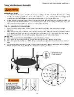 Preview for 24 page of Tru-Jump STR-10FT-4P Assembly, Installation, Care,  Maintenance And User Instructions