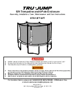 Tru-Jump STR-12FT-6FT Assembly, Installation, Care,  Maintenance And User Instructions preview