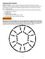 Preview for 16 page of Tru-Jump STR-14FT Assembly, Installation, Care,  Maintenance And User Instructions