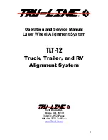 Tru-Line TLT Series Operation And Service Manual preview