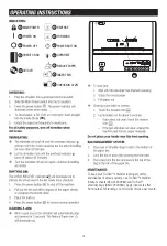 Preview for 4 page of TRU RED TR-BXC16A Operator'S Manual