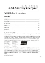 Preview for 1 page of Tru-Test 0.04 J User Manual