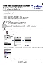 Preview for 1 page of Tru-Test XRS2 Stick Reader Setup Manual