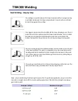 Preview for 22 page of Tru-Weld TW4300 Operation Manual