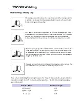 Preview for 23 page of Tru-Weld TW55000 Operation Manual