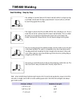 Preview for 23 page of Tru-Weld TW5600 Operation Manual