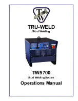 Preview for 1 page of Tru-Weld TW5700 Operation Manual